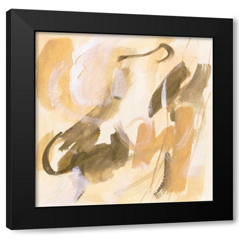 Lost in Autumn II Black Modern Wood Framed Art Print with Double Matting by Wang, Melissa