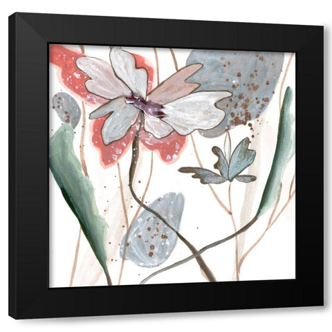 By the River II Black Modern Wood Framed Art Print by Wang, Melissa