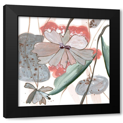 By the River III Black Modern Wood Framed Art Print with Double Matting by Wang, Melissa