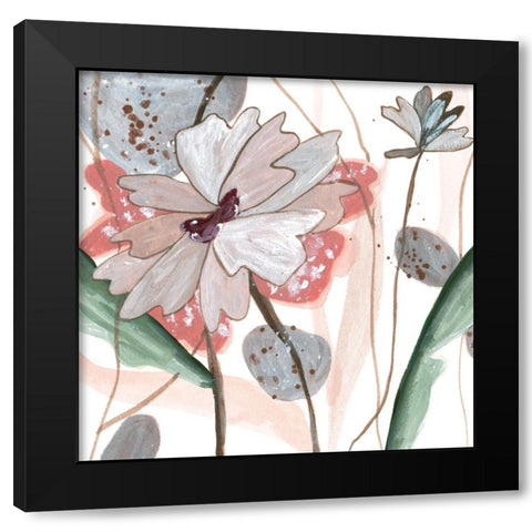 By the River IV Black Modern Wood Framed Art Print by Wang, Melissa