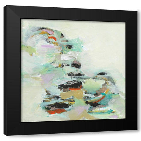 Floating on Air I Black Modern Wood Framed Art Print with Double Matting by Fuchs, Jodi