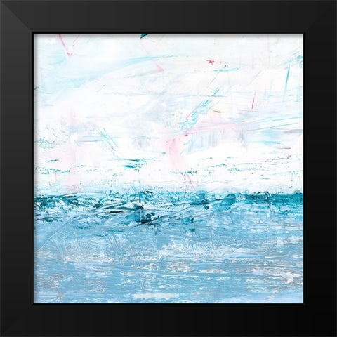 Shimmering Sea Horizon II Black Modern Wood Framed Art Print by Harper, Ethan