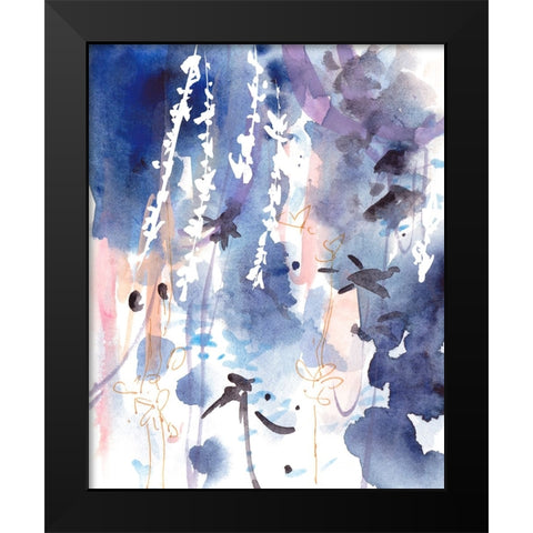 Late Night Breeze I Black Modern Wood Framed Art Print by Wang, Melissa