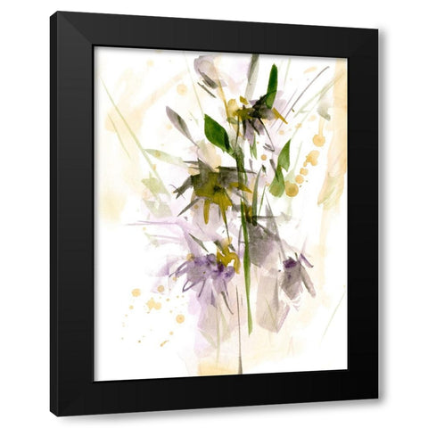 After Rain I Black Modern Wood Framed Art Print by Wang, Melissa