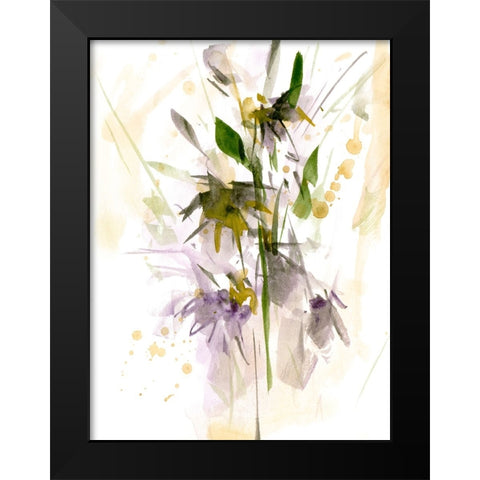 After Rain I Black Modern Wood Framed Art Print by Wang, Melissa