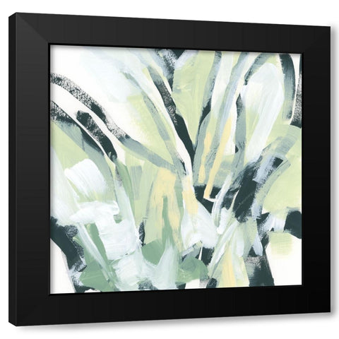 Jungle Rhythm II Black Modern Wood Framed Art Print with Double Matting by Vess, June Erica