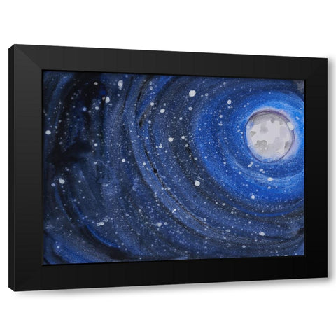 Starry Night Sky I Black Modern Wood Framed Art Print by Ferrell, Erin McGee