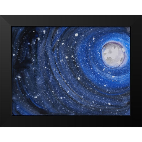 Starry Night Sky I Black Modern Wood Framed Art Print by Ferrell, Erin McGee