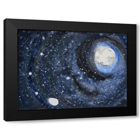 Starry Night Sky III Black Modern Wood Framed Art Print by Ferrell, Erin McGee