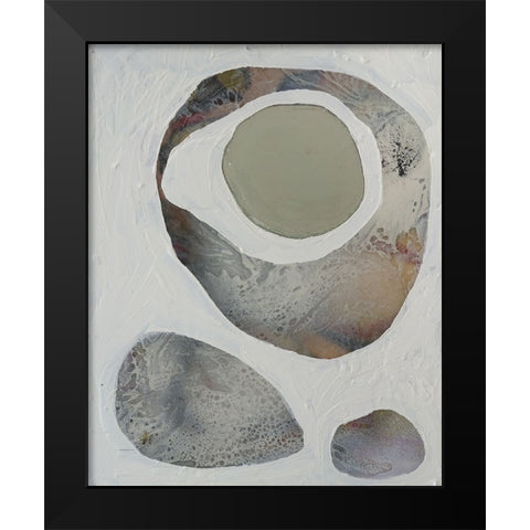 Orbs II Black Modern Wood Framed Art Print by Ferrell, Erin McGee