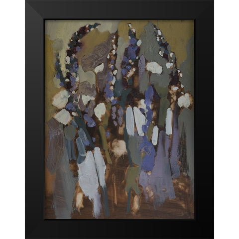 Idiosyncratic Floral  III Black Modern Wood Framed Art Print by Ferrell, Erin McGee