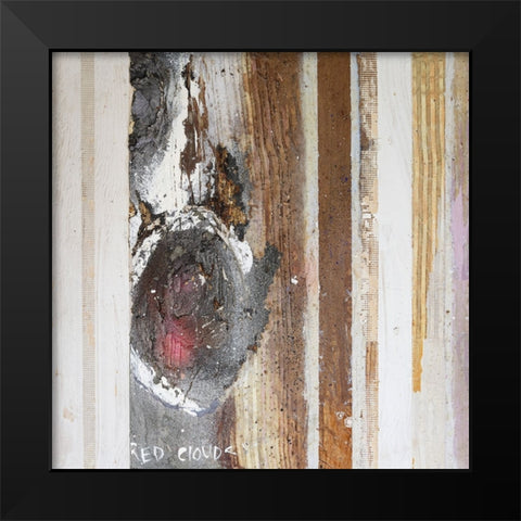 Textured Grain VI Black Modern Wood Framed Art Print by Ferrell, Erin McGee