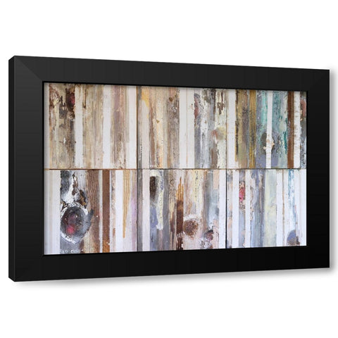Textured Grain VII Black Modern Wood Framed Art Print by Ferrell, Erin McGee