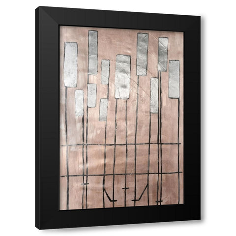 Clavichord I Black Modern Wood Framed Art Print by Willett, Michael