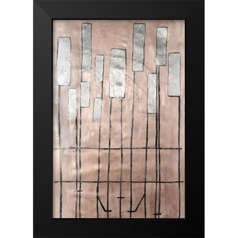 Clavichord I Black Modern Wood Framed Art Print by Willett, Michael