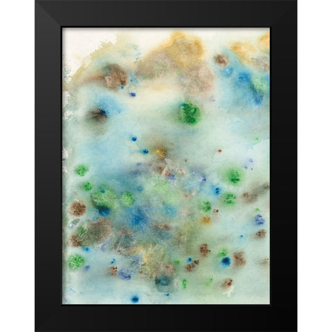 Hawaiian Rain I Black Modern Wood Framed Art Print by Fuchs, Jodi