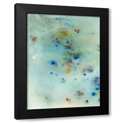 Hawaiian Rain II Black Modern Wood Framed Art Print with Double Matting by Fuchs, Jodi