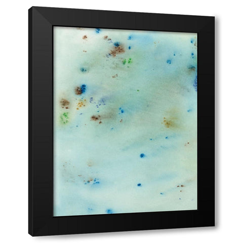 Hawaiian Rain III Black Modern Wood Framed Art Print with Double Matting by Fuchs, Jodi