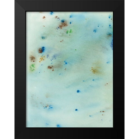 Hawaiian Rain III Black Modern Wood Framed Art Print by Fuchs, Jodi