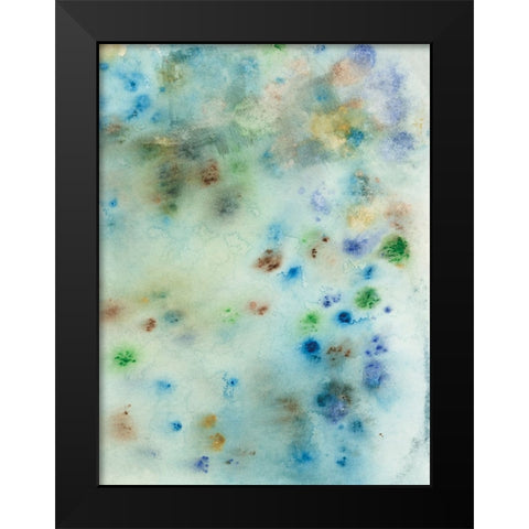 Hawaiian Rain IV Black Modern Wood Framed Art Print by Fuchs, Jodi