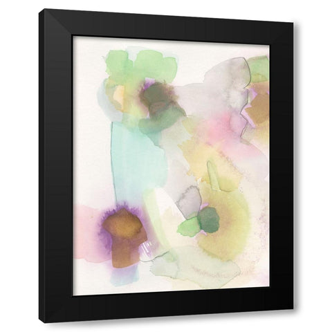 Delighted I Black Modern Wood Framed Art Print by Fuchs, Jodi