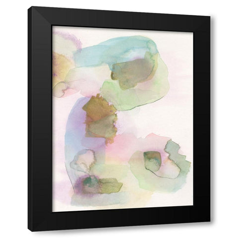 Delighted II Black Modern Wood Framed Art Print by Fuchs, Jodi