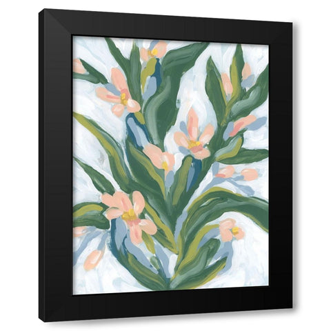 Desert Flower II Black Modern Wood Framed Art Print with Double Matting by Vess, June Erica