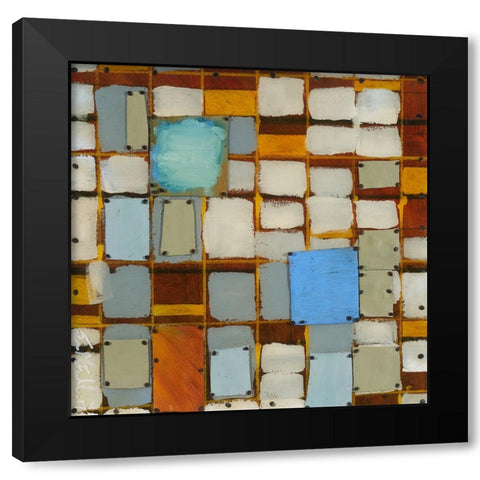 Complexity Black Modern Wood Framed Art Print by Ferrell, Erin McGee