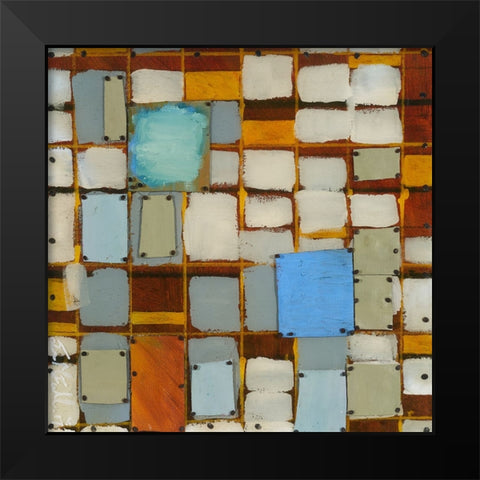 Complexity Black Modern Wood Framed Art Print by Ferrell, Erin McGee