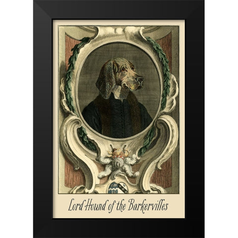 Royal Dog Portrait VI Black Modern Wood Framed Art Print by Longley, Alicia