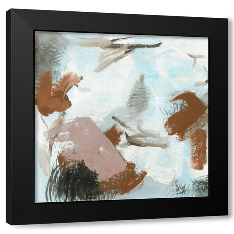 Free as Air I Black Modern Wood Framed Art Print with Double Matting by Wang, Melissa
