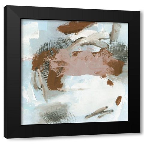Free as Air II Black Modern Wood Framed Art Print with Double Matting by Wang, Melissa