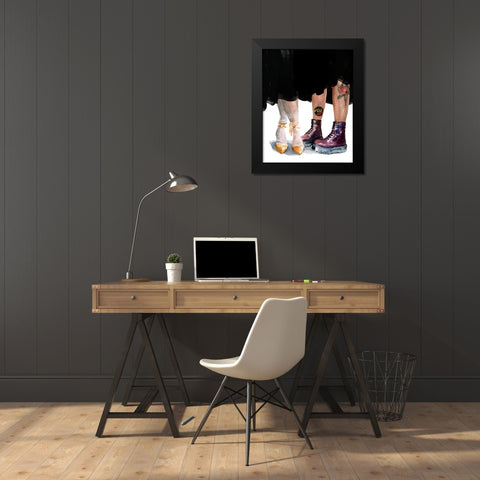 Graduation Day II Black Modern Wood Framed Art Print by Parker, Jennifer Paxton