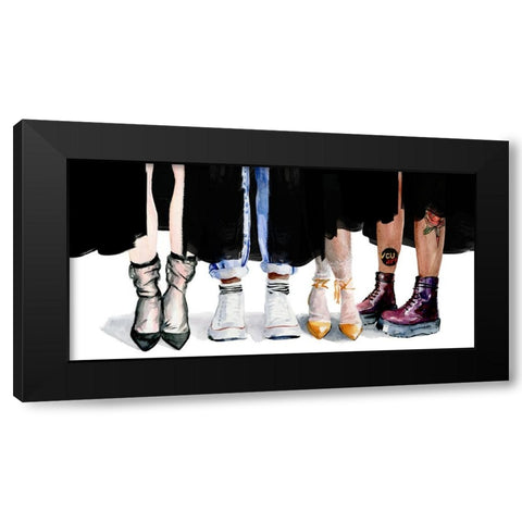 Graduation Day III Black Modern Wood Framed Art Print with Double Matting by Parker, Jennifer Paxton
