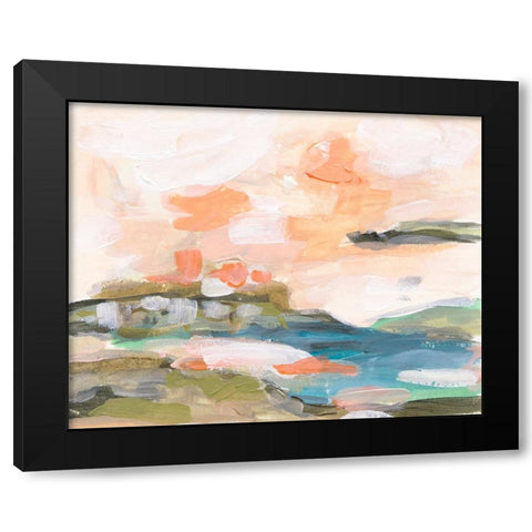 Dawn Breaking II Black Modern Wood Framed Art Print with Double Matting by Wang, Melissa