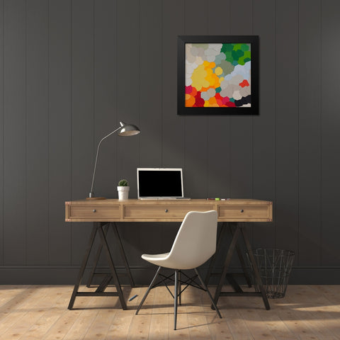 Fruit in Bowl I Black Modern Wood Framed Art Print by Good, Coco