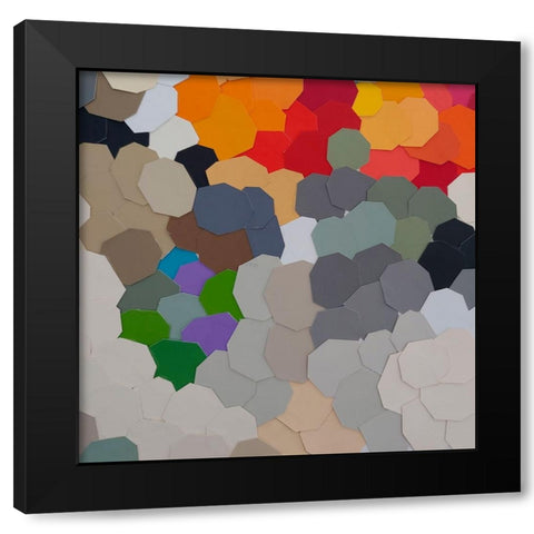 Fruit in Bowl II Black Modern Wood Framed Art Print with Double Matting by Good, Coco