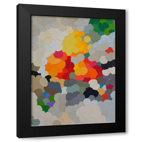 Fruit in Bowl IV Black Modern Wood Framed Art Print with Double Matting by Good, Coco