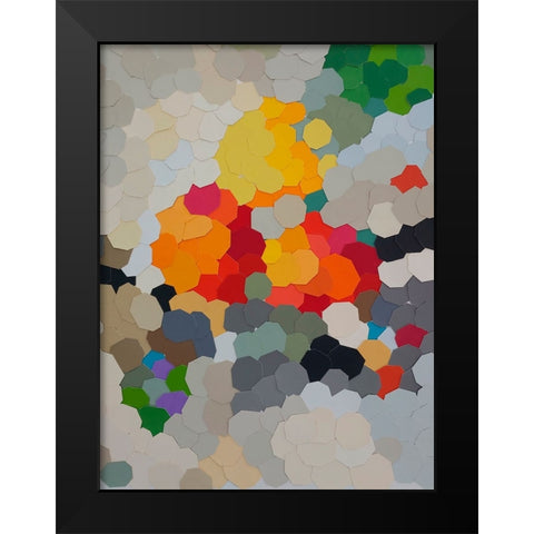 Fruit in Bowl IV Black Modern Wood Framed Art Print by Good, Coco