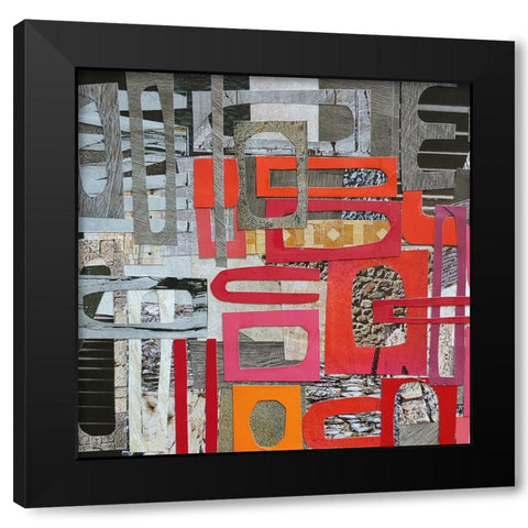 Christmas in the Sierras II Black Modern Wood Framed Art Print with Double Matting by Good, Coco