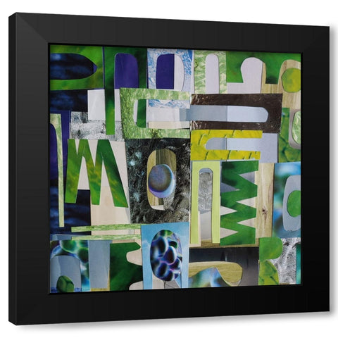 Golders Green I Black Modern Wood Framed Art Print by Good, Coco