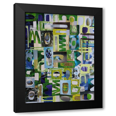Golders Green III Black Modern Wood Framed Art Print with Double Matting by Good, Coco