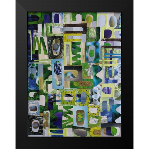 Golders Green III Black Modern Wood Framed Art Print by Good, Coco