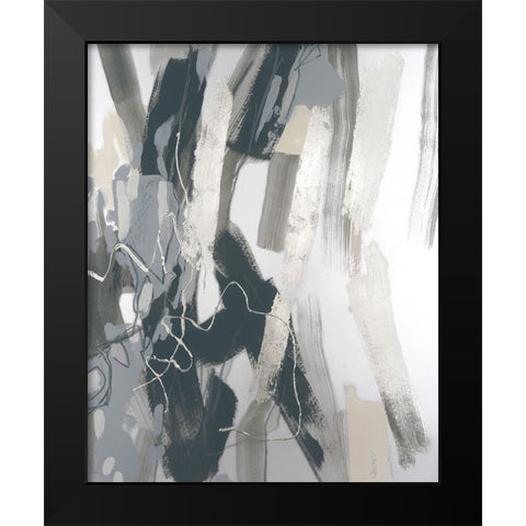 Slate Search I Black Modern Wood Framed Art Print by Vess, June Erica