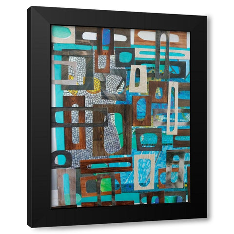 Pompeii Baths II Black Modern Wood Framed Art Print by Good, Coco