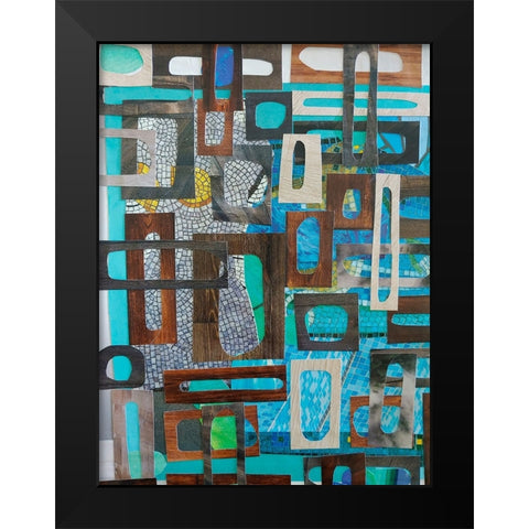 Pompeii Baths II Black Modern Wood Framed Art Print by Good, Coco