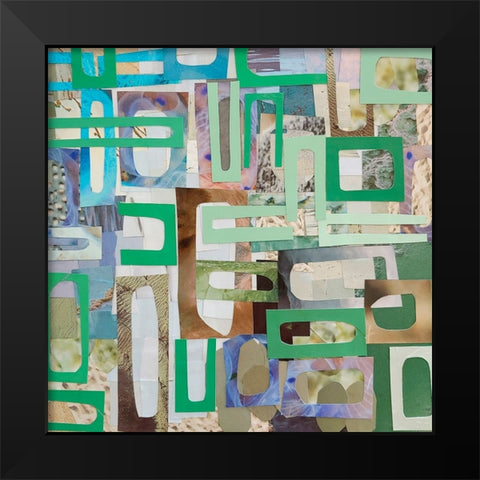 Yucatan Mayan Village I Black Modern Wood Framed Art Print by Good, Coco