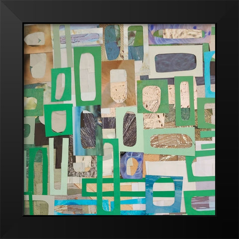 Yucatan Mayan Village II Black Modern Wood Framed Art Print by Good, Coco