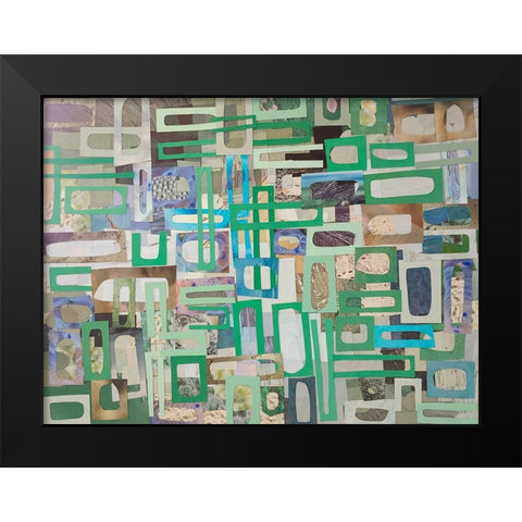 Yucatan Mayan Village III Black Modern Wood Framed Art Print by Good, Coco