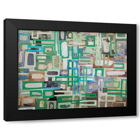Yucatan Mayan Village IV Black Modern Wood Framed Art Print by Good, Coco